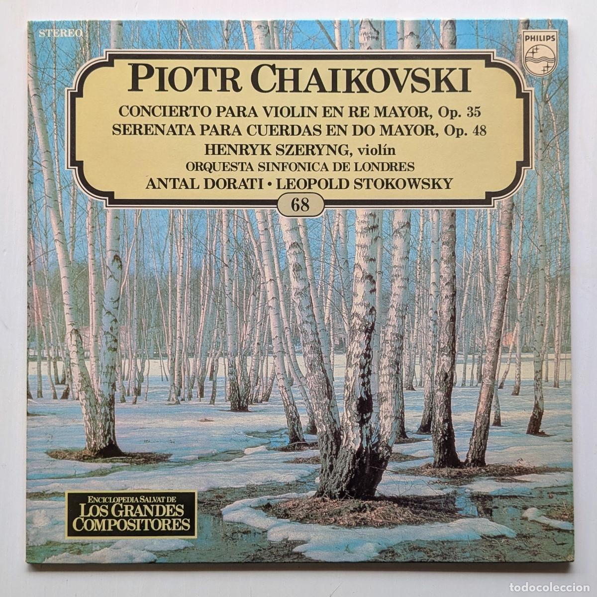 Discos de vinilo: Vinilo LP Pyotr Ilyich Tchaikovsky - Concierto Para Violin En Re Mayor, Op. 35 / Serenata Para Cuerd