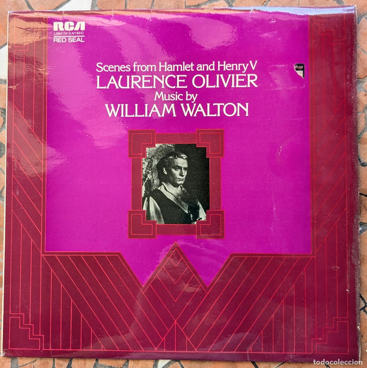 Discos de vinilo: Vinilo LP Laurence Olivier Music By William Walton* - Scenes From Hamlet And Henry V - Laurence Oliv