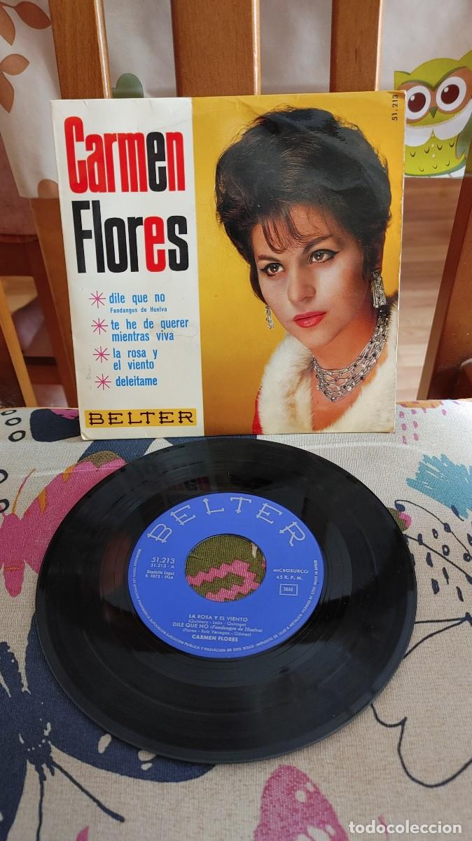 Discos de vinilo: CARMEN FLORES-EP DILE QUE NO +3