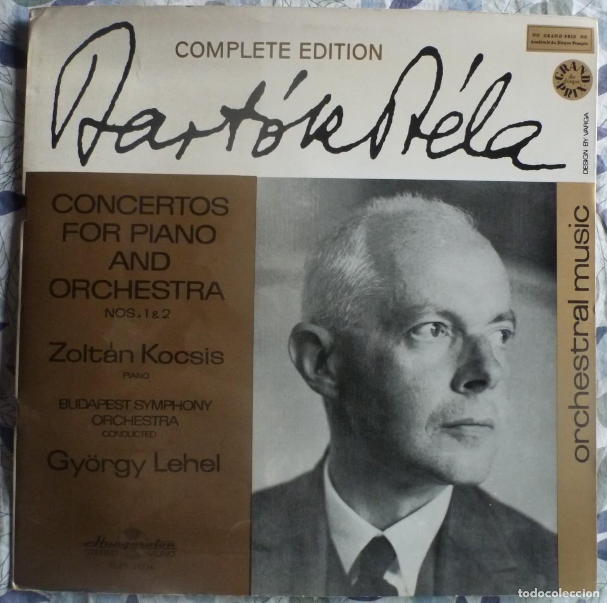 Discos de vinilo: BARTOK - CONCERTOS FOR PIANO AND ORCHESTRA NOS.1 & 2 (LP HUNGAROTON) ZOLTAN KOCSIS