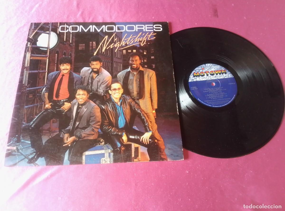 Discos de vinilo: COMMODORES NIGHTSHIFT 1985 LP L31 43 - Foto 1