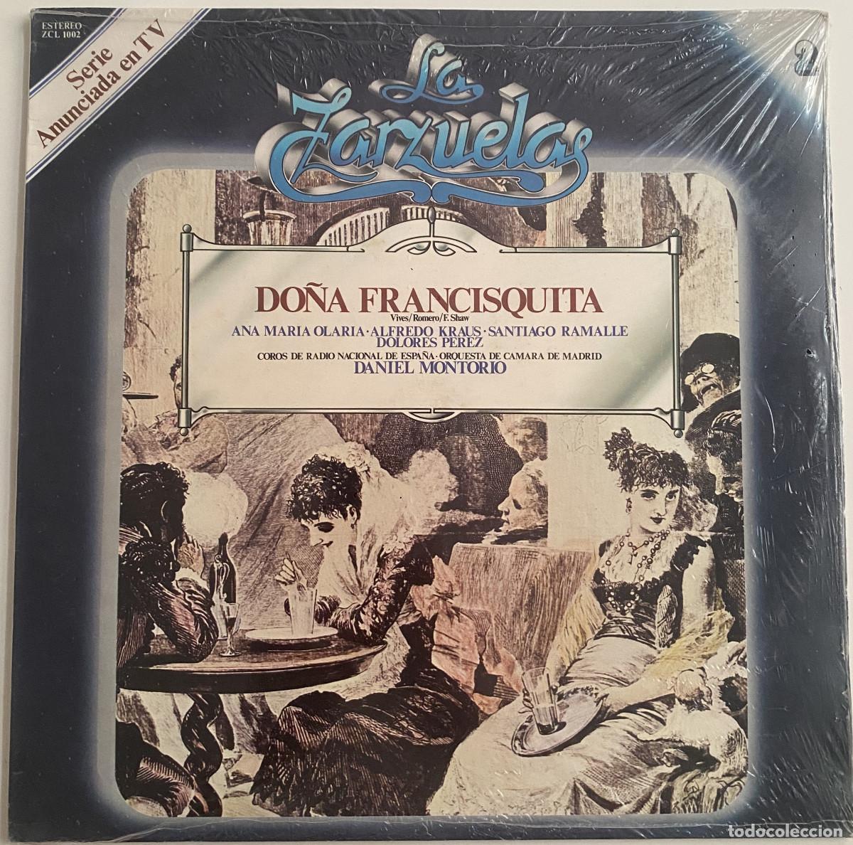 Discos de vinilo: DO&Ntilde;A FRANCISQUITA - LA ZARZUELA - DISCO + FASCICULO - NUEVO SIN ABRIR - PRECINTADO - VER FOTOS