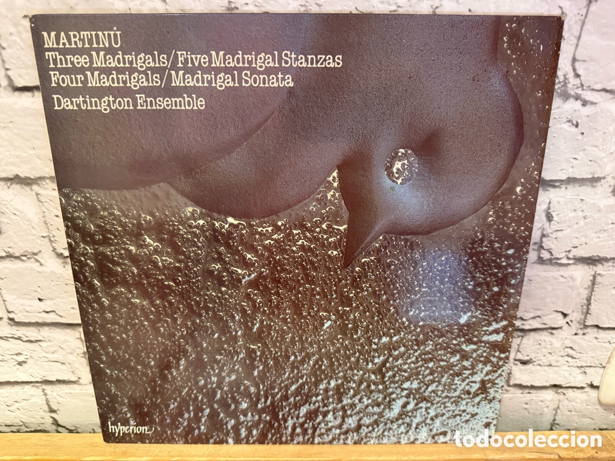 Discos de vinilo: Martinů - Dartington Ensemble&ndash; Three Madrigals. Lp vinilo buen estado.