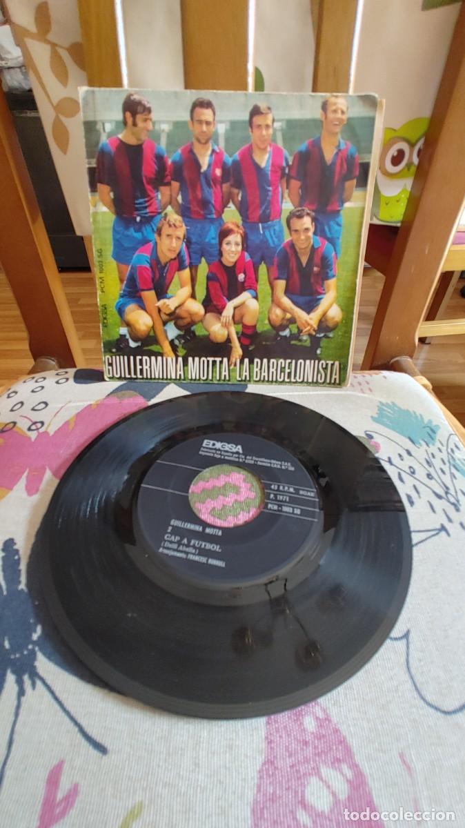Discos de vinilo: GUILLERMINA MOTTA-SINGLE LA BARCELONISTA-GATEFOLD-LETRAS