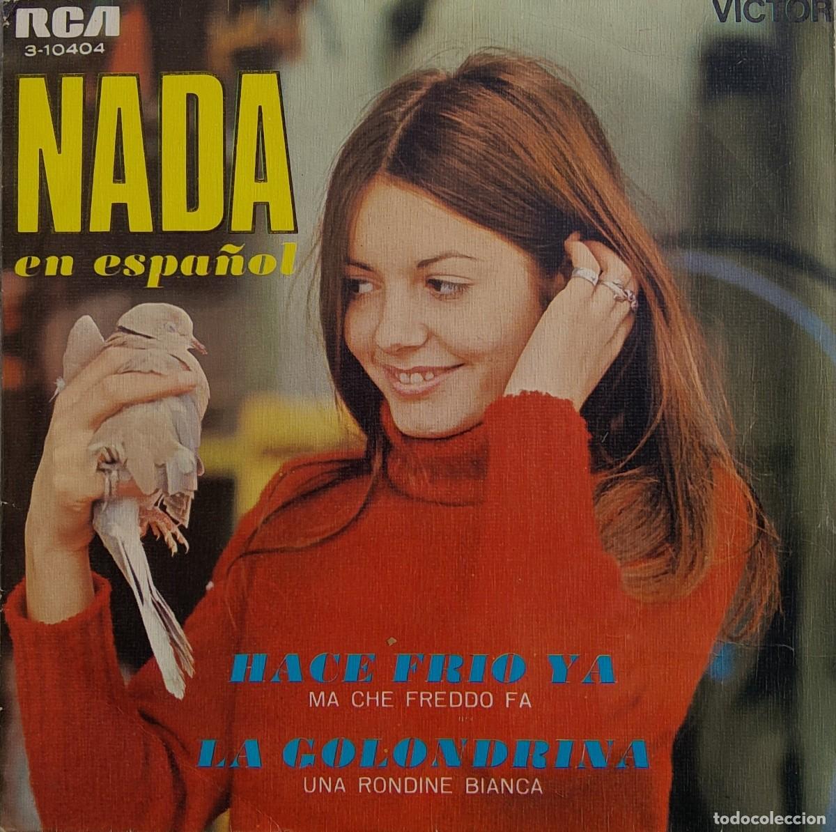 Discos de vinilo: Nada. Hace fr&iacute;o ya. Vinilo single.