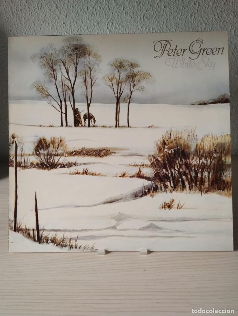 Discos de vinilo: PETER GREEN White Sky (Creole Records y Headline Records 6.15155 AO, Alemania 1982)