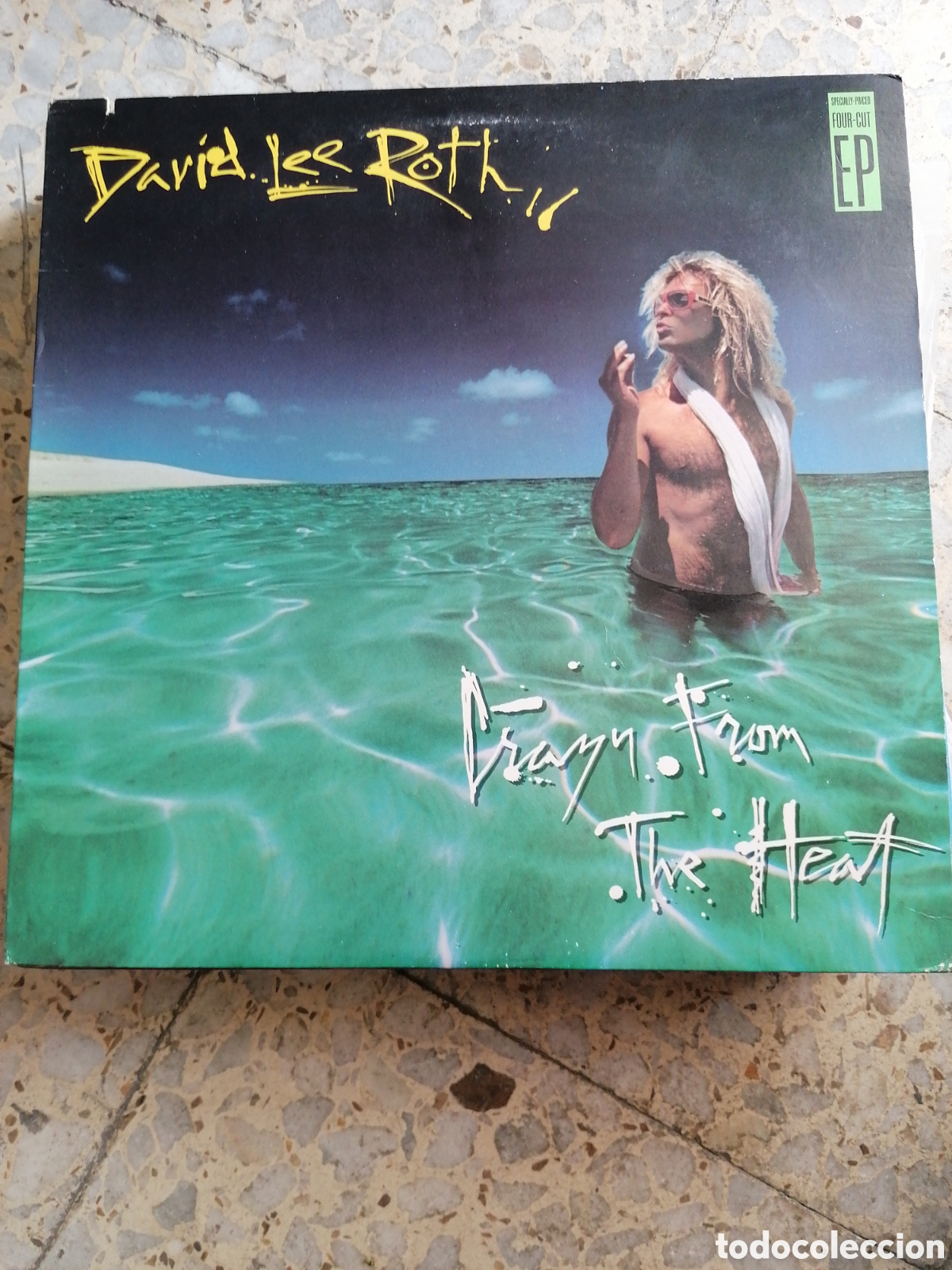 Discos de vinilo: LP DAVID LEE ROTH CRAZY FROM THE HEAT 1985 USA ENCARTE ORIGINAL