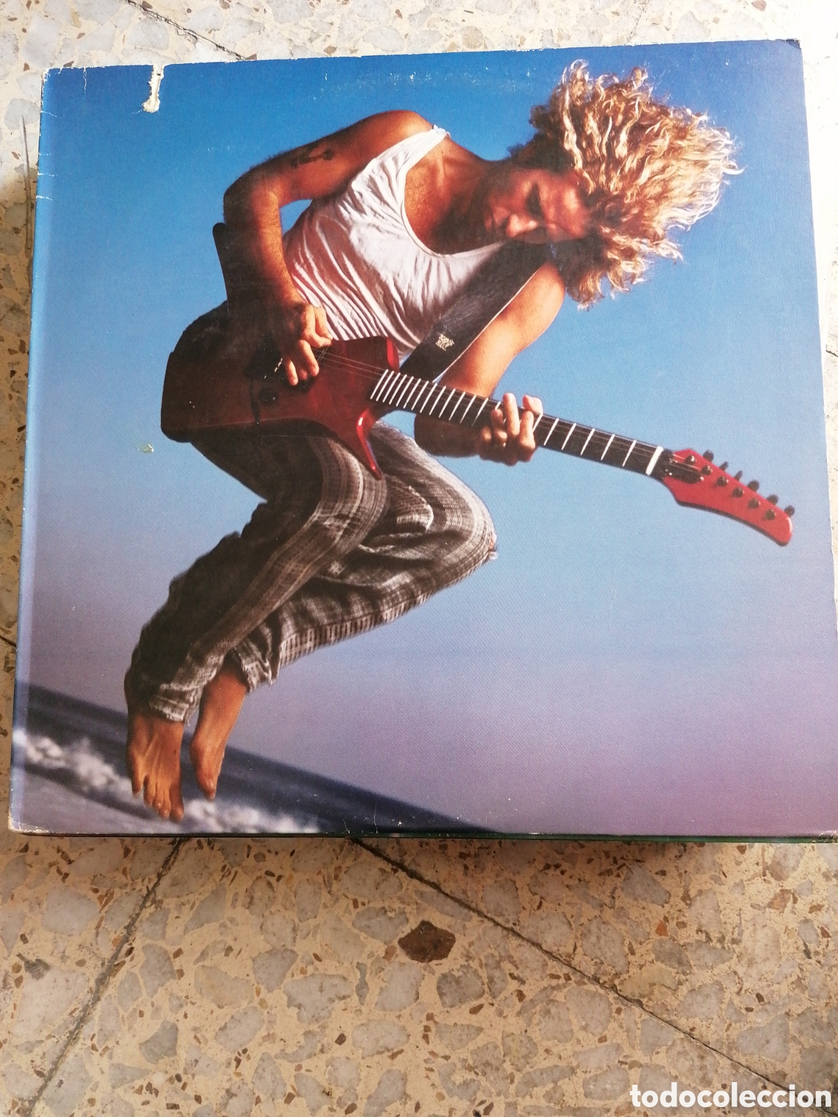 Discos de vinilo: LP SAMMY HAGAR WHEN THE HAMMER FALLS 1987 USA INSERT
