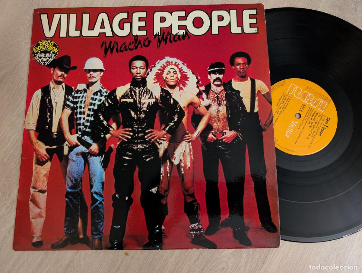 Discos de vinilo: VILLAGE PEOPLE - MACHO MAN - DISCO EXPLOSION ..LP DE RCA - PROMOCIONAL DE 1978 ..INCLUYE EL MEDLEY