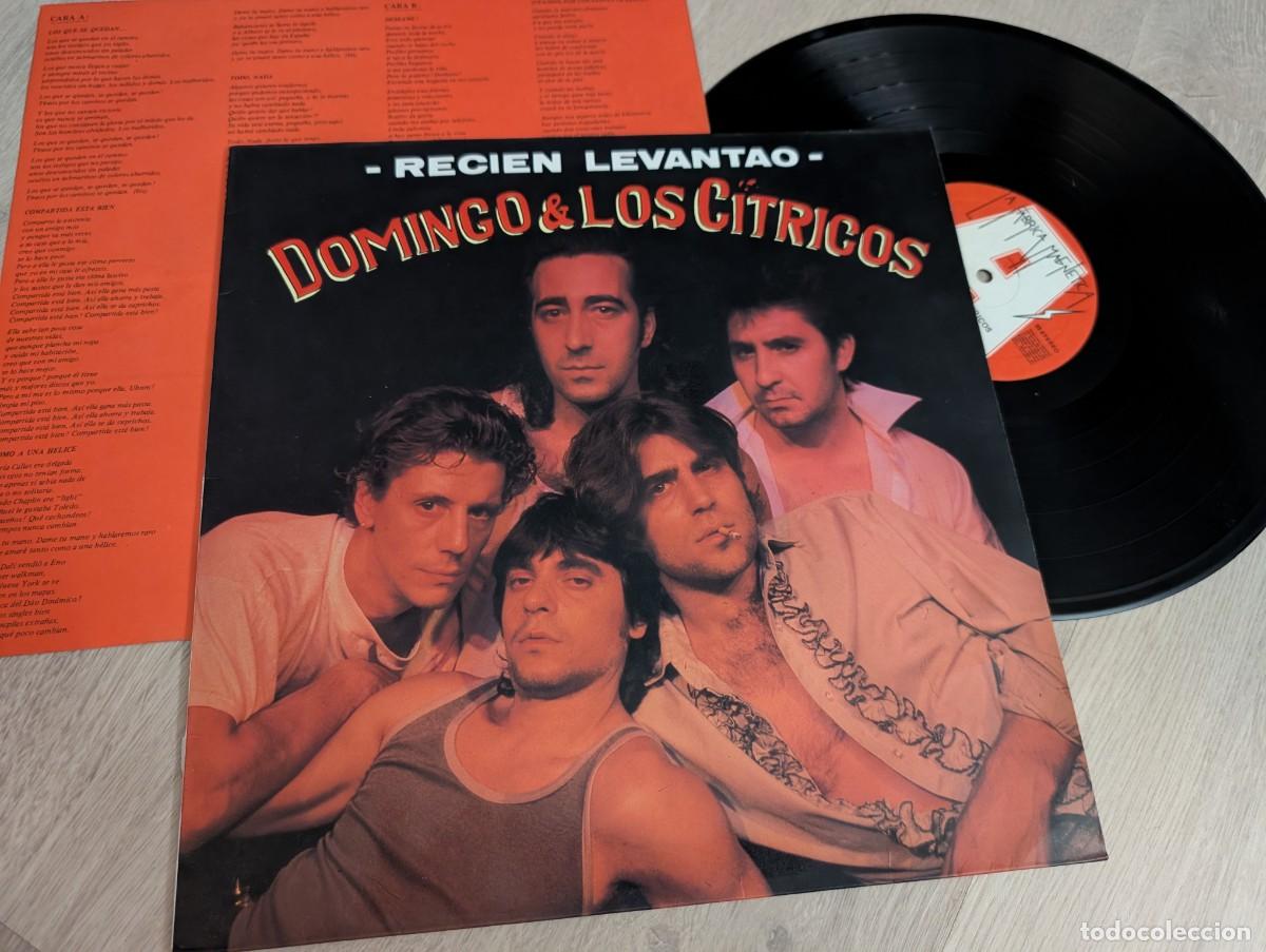 Discos de vinilo: DOMINGO & LOS CITRICOS - RECIEN LEVANTAO ..LP DE LA FABRICA MAGNETICA 1989 CON ENCARTE - BUEN ESTADO