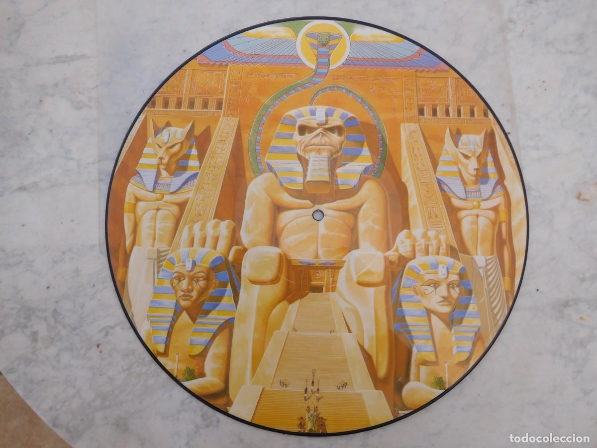 Discos de vinilo: Iron Maiden. LP. Picture Disc. Powerslave 1984. UK EMI EJ 24 0200 0