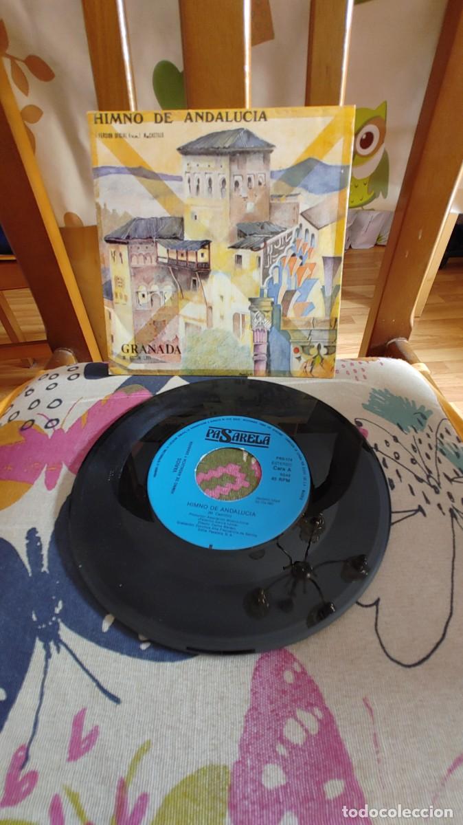 Discos de vinilo: HIMNO DE ANDALUCIA-SINGLE BANDA MUNICIPAL DE GRANADA