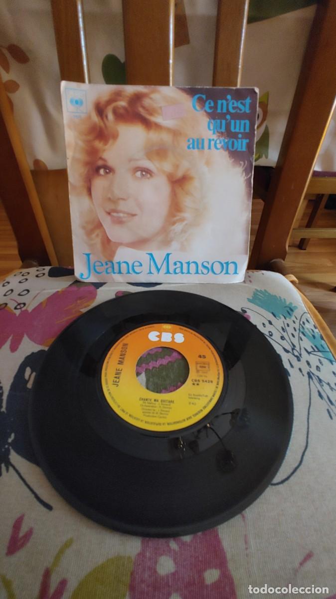 Discos de vinilo: JEANE MANSON-SINGLE CE NEST QU'UN AU REVOIR