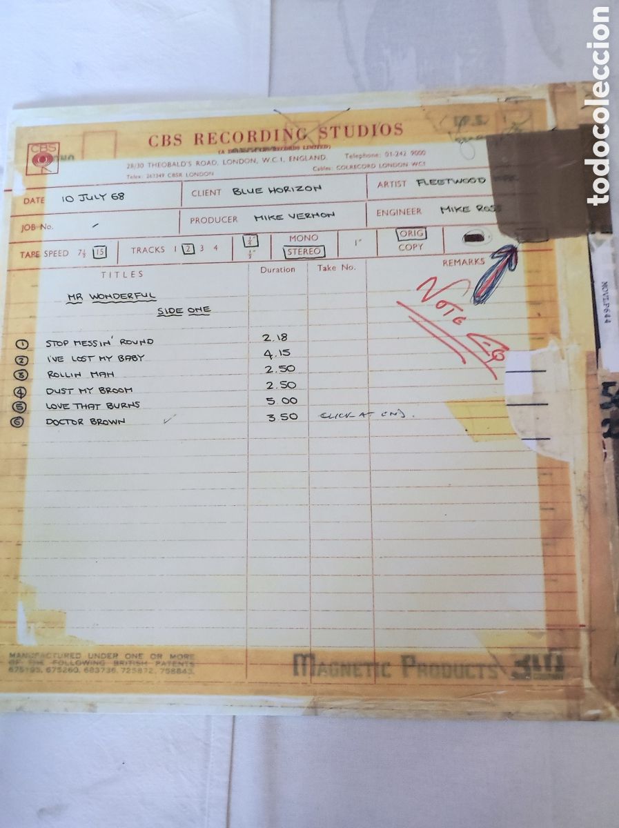 Discos de vinilo: FLEETWOOD MAC - MR. WONDERFUL - Foto 4