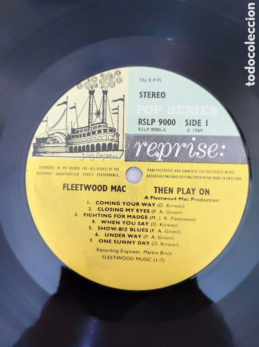 Discos de vinilo: FLEETWOOD MAC - THEN PLAY ON - Foto 4