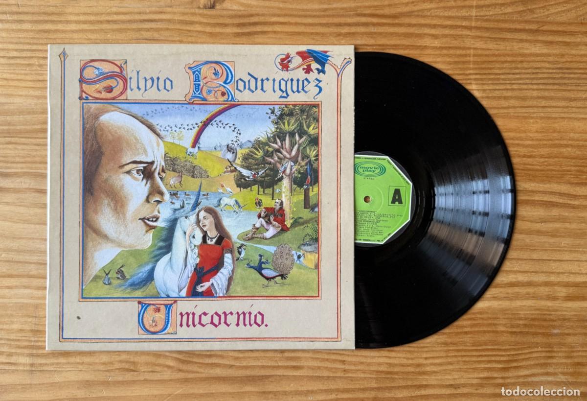 Vinyl records: Silvio Rodr&iacute;guez &lrm;&ndash; Unicornio. Spain 1982