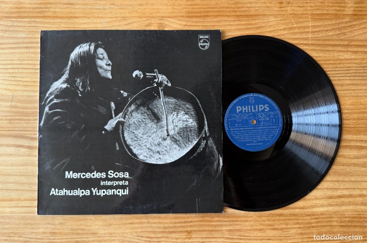Vinyl records: Mercedes Sosa &ndash; Mercedes Sosa Interpreta Atahualpa Yupanqui. Spain 1977