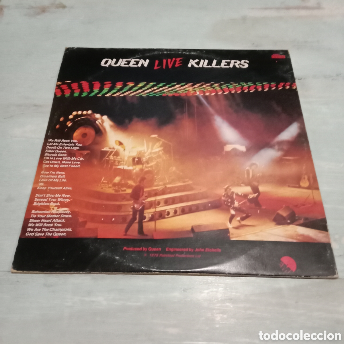 Discos de vinilo: QUEEN - LIVE KILLERS - LP DOBLE GATEFOLD - Foto 2