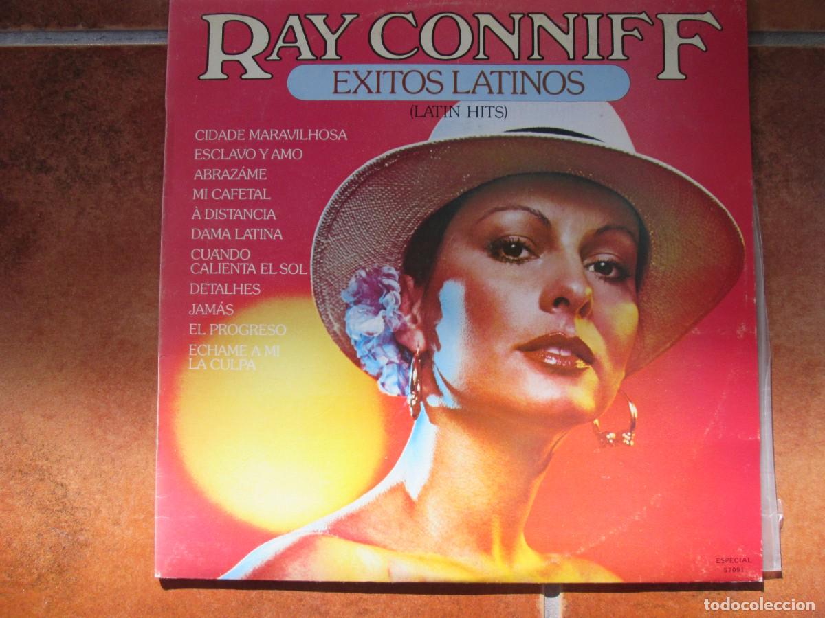Discos de vinilo: RAY CONNIFF - &Eacute;xitos Latinos (Latin Hits). LP, ed espa&ntilde;ola 12&rdquo; 1977. Muy buen estado (VG+)