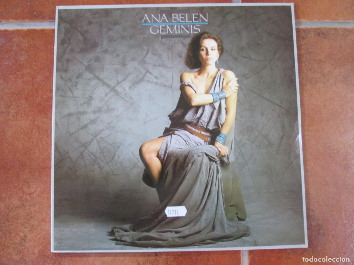 Discos de vinilo: ANA BEL&Eacute;N - Geminis. LP, ed espa&ntilde;ola 12&rdquo; 1984. Insert. Magn&iacute;fico estado (VG+/NM)