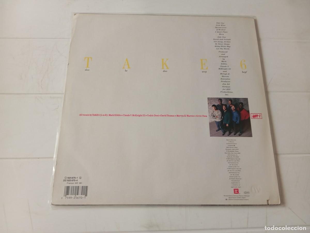Discos de vinilo: LP TAKE 6 - DOO BE DOO WOP BOP! - Foto 2