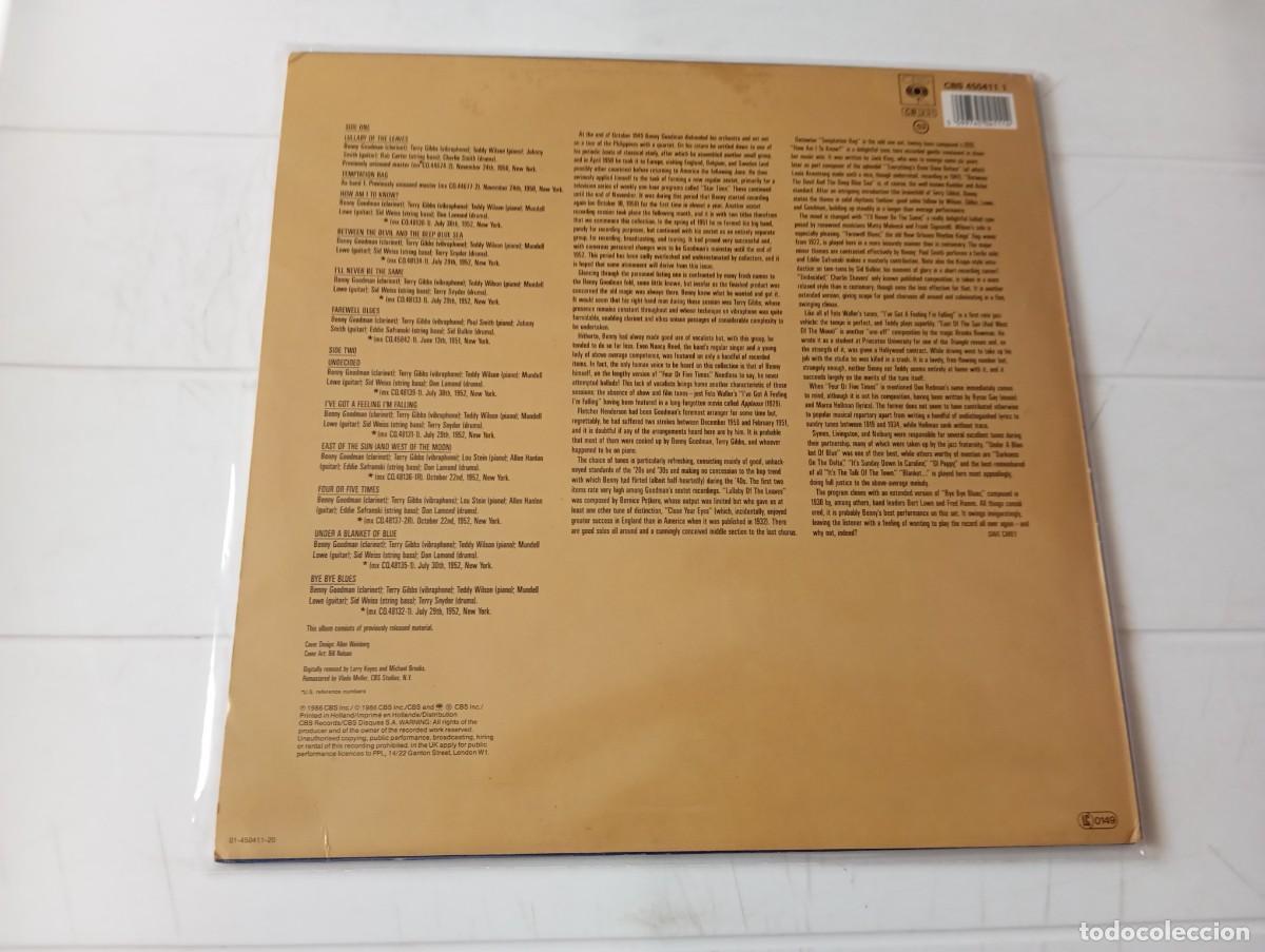 Discos de vinilo: LP BENNY GOODMAN SEXTET - Foto 2