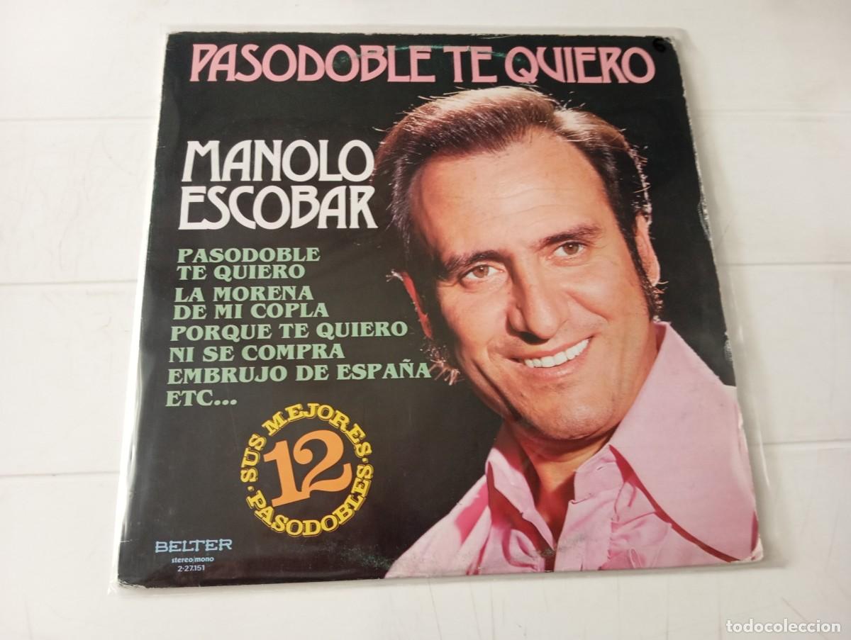 Discos de vinilo: LP MANOLO ESCOBAR - PASODOBLE TE QUIERO - Foto 1