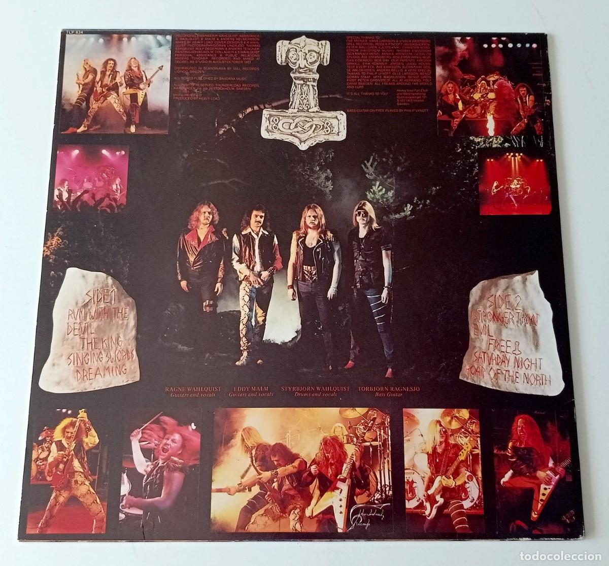 Discos de vinilo: LP HEAVY LOAD - STRONGER THAN EVIL - Foto 2