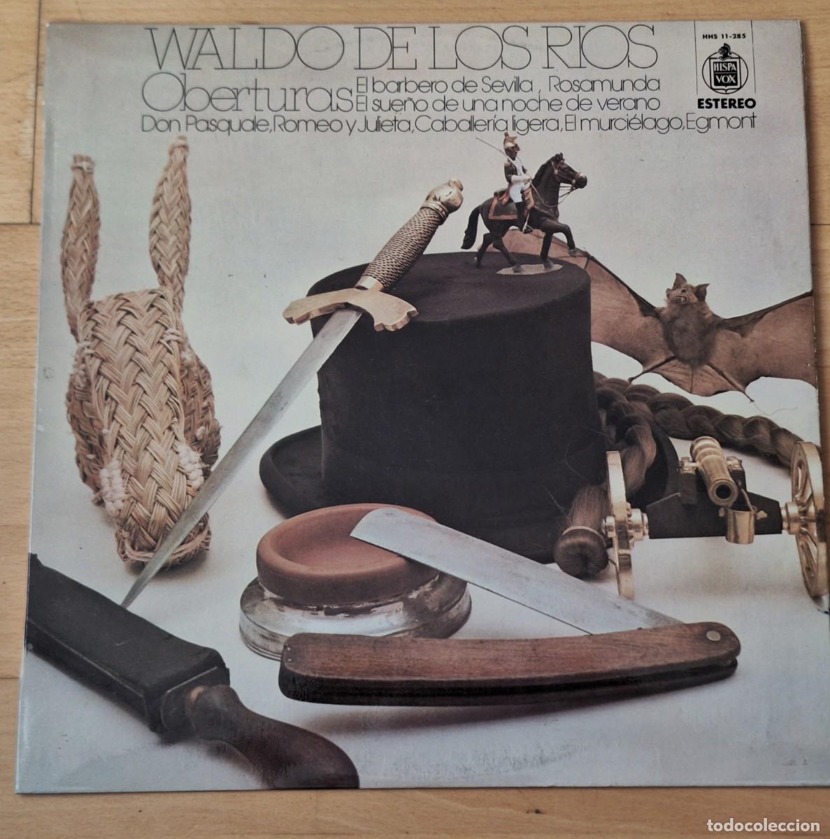 Discos de vinilo: WALDO DE LOS RIOS, OBERTURAS - DISCO VINILO DOBLE LP - HISPAVOX A&Ntilde;O 1975 - PERFECTO ESTADO