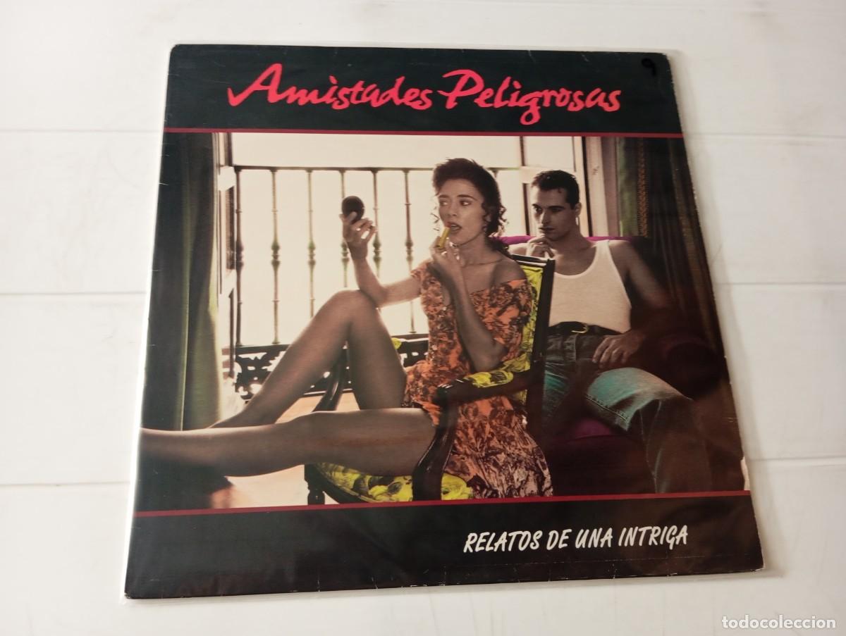 Discos de vinilo: LP AMISTADES PELIGROSAS - RELATOS DE UNA INTRIGA