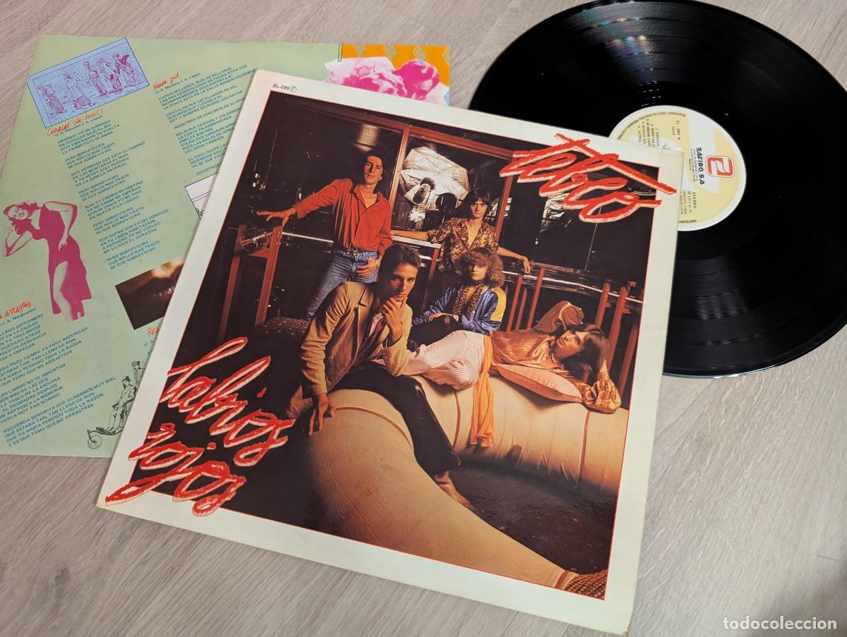 Discos de vinilo: TEBEO - LABIOS ROJOS ..LP DE ZAFIRO DE 1979 - INCLUYE ENCARTE CON LETRAS - BUEN ESTADO