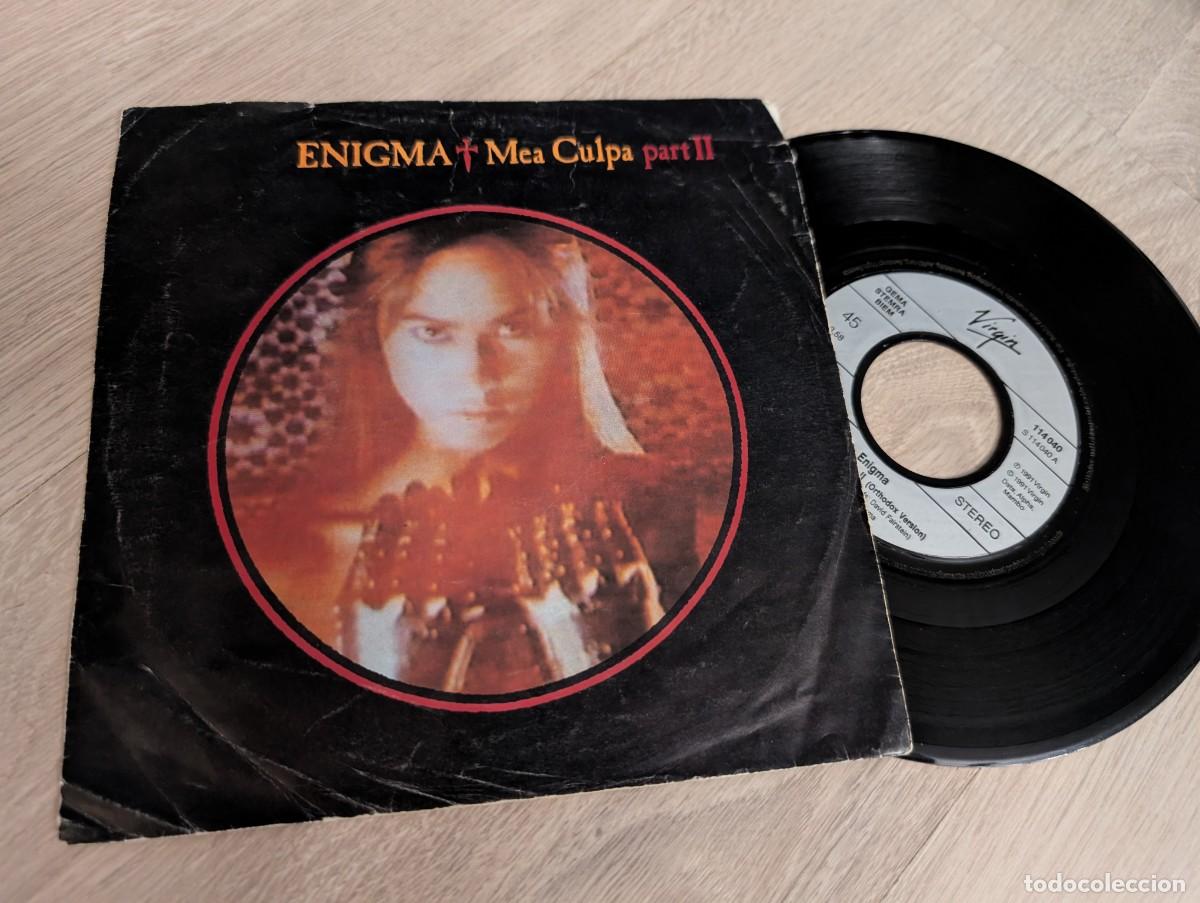 Discos de vinilo: ENIGMA - MEA CULPA ..PART II ..SINGLE DE VIRGIN - 1991 - ORTHODOX VERSION + CATHOLIC VERSION