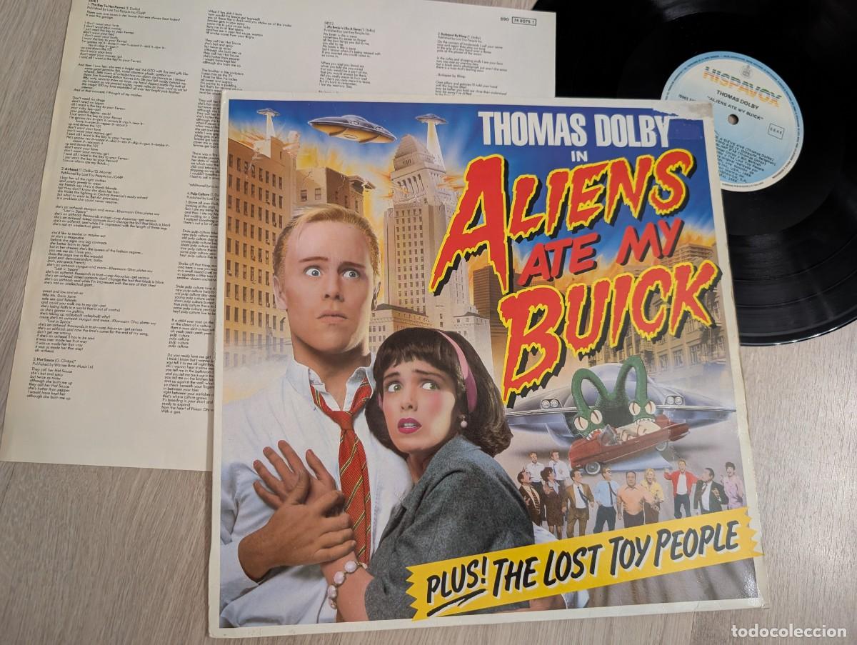 Discos de vinilo: THOMAS DOLBY IN ALIENS ATE MY BUICK - PLUS! THE LOST TOY PEOPLE ...LP DE 1988 CON ENCARTE