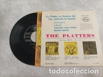 Discos de vinilo: Los Platters en castellano ep .raro- - Foto 2
