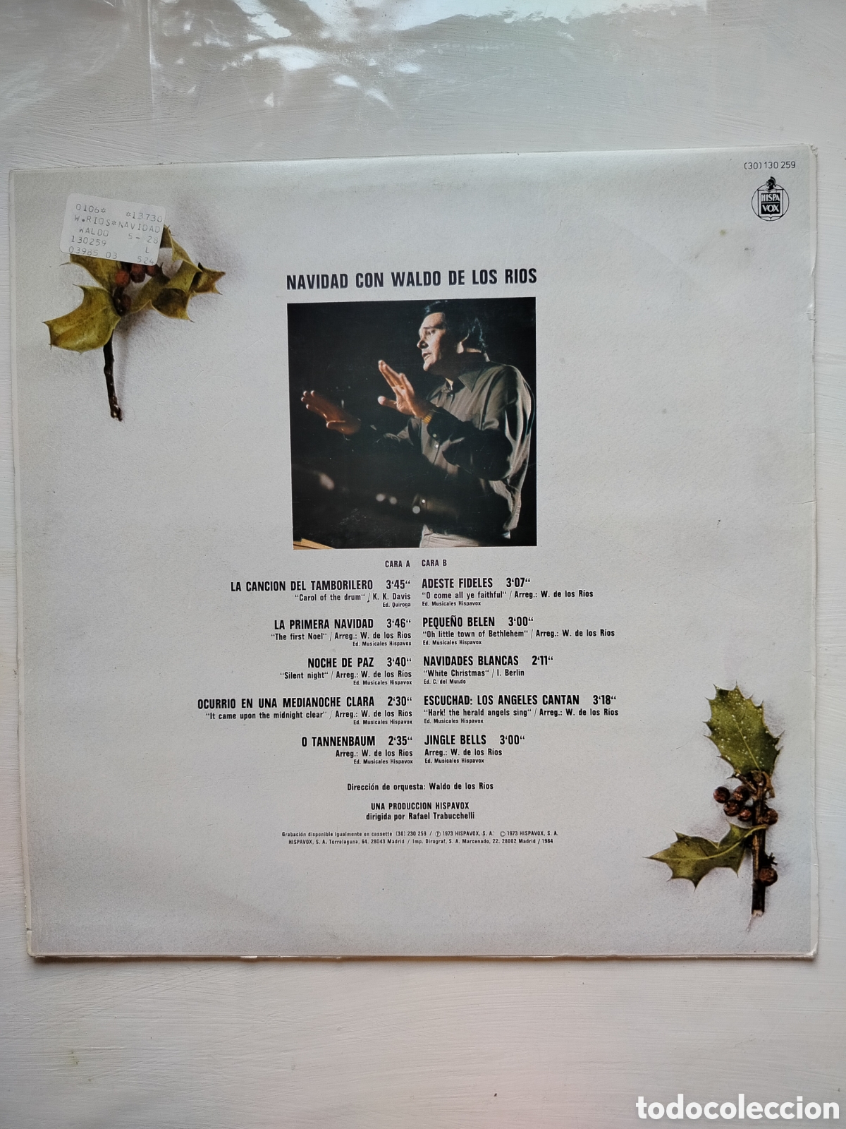 Discos de vinilo: Waldo de los R&iacute;os LP Navidad - Foto 2