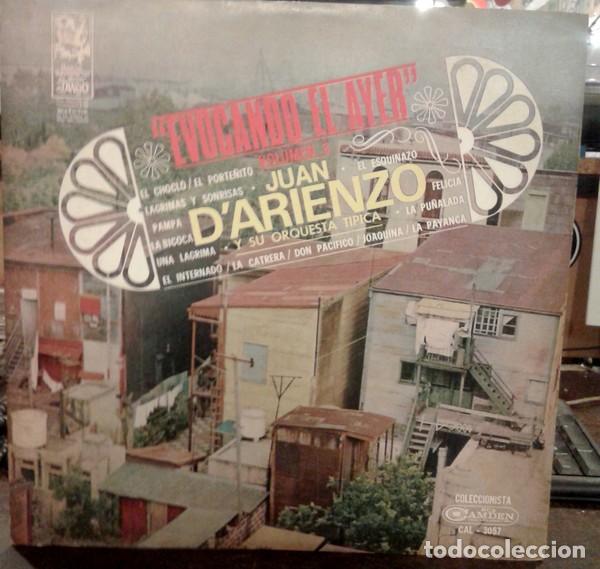 Discos de vinilo: Juan D'Arienzo Y Su Orquesta T&iacute;pica&ndash; Evocando El Ayer Volumen 3