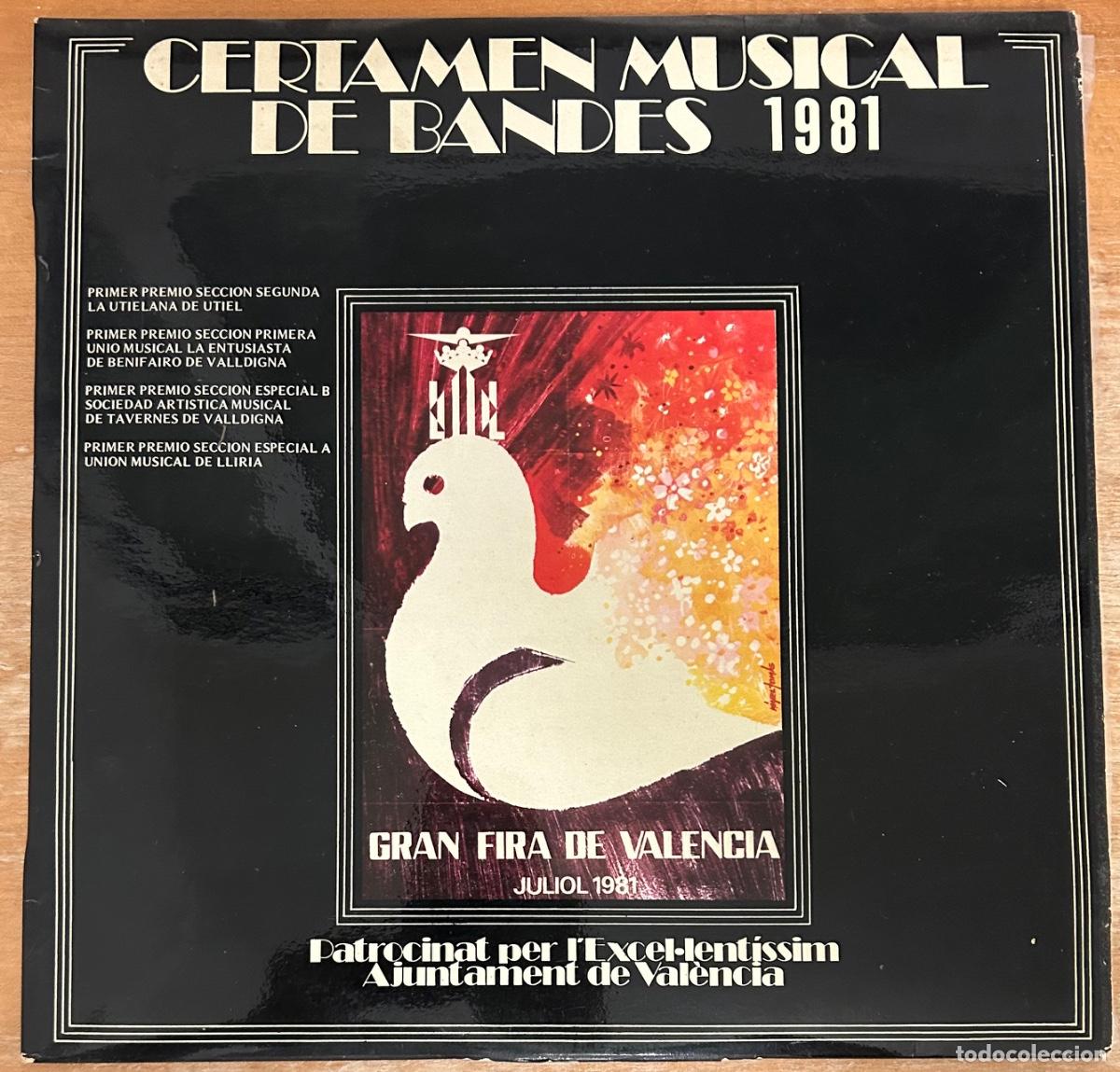Discos de vinilo: Certamen musical de bandes 1981 -