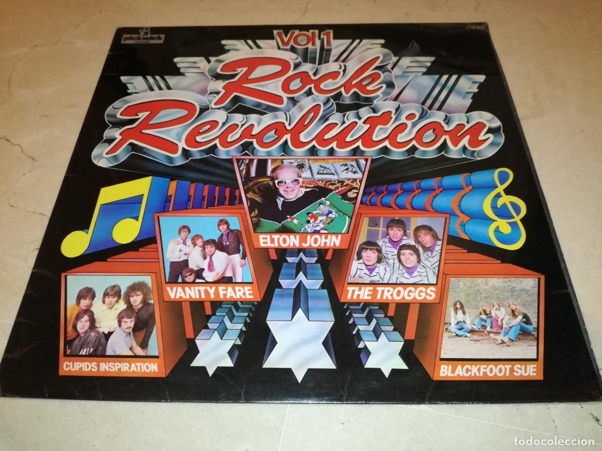 Discos de vinilo: ROCK REVOLUTION VOL 1-ELTON JOHN, THE TROGGS, BLACKFOOT SUE, ETC