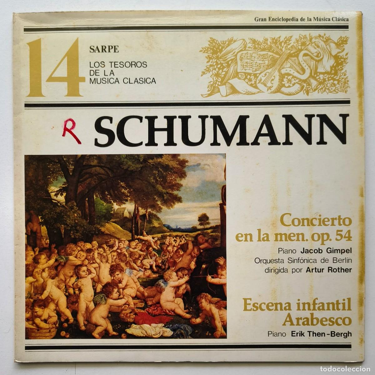 Discos de vinilo: Schumann - Los Tesoros de la musica clasica - 14