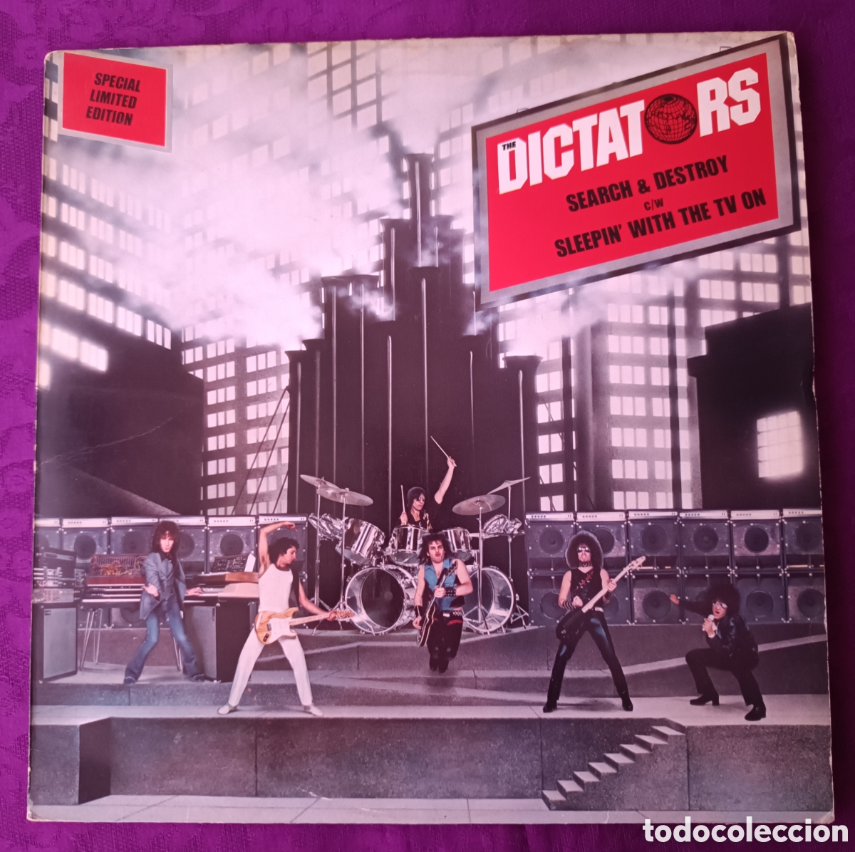 Discos de vinilo: THE DICTATORS - SEARCH & DESTROY SPECIAL limited edition1977 UK Maxi