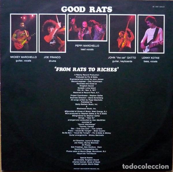 Discos de vinilo: Good Rats &ndash; From Rats To Riches - Foto 2