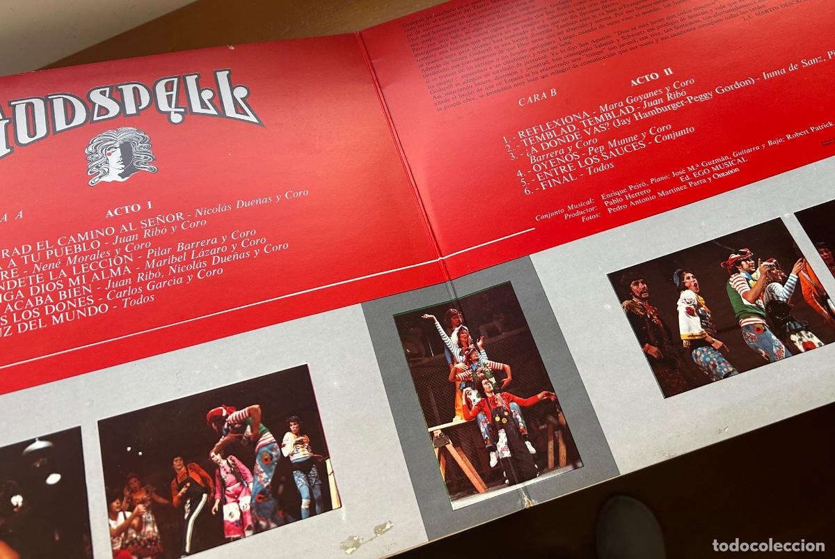 Discos de vinilo: Godspell - Versi&oacute;n original en castellano / 1975 - Foto 2