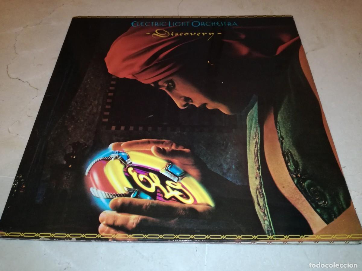 Discos de vinilo: ELECTRIC LIGHT ORCHESTRA-DISCOVERY-GATEFOLD-CONTIENE ENCARTE-ORIGINAL ESPA&Ntilde;OL 1979