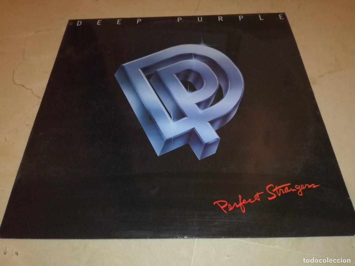 Discos de vinilo: DEEP PURPLE-PERFECT STRANGERS-CONTIENE ENCARTE-ORIGINAL ESPA&Ntilde;OL 1984-VINILO EN BUEN ESTADO