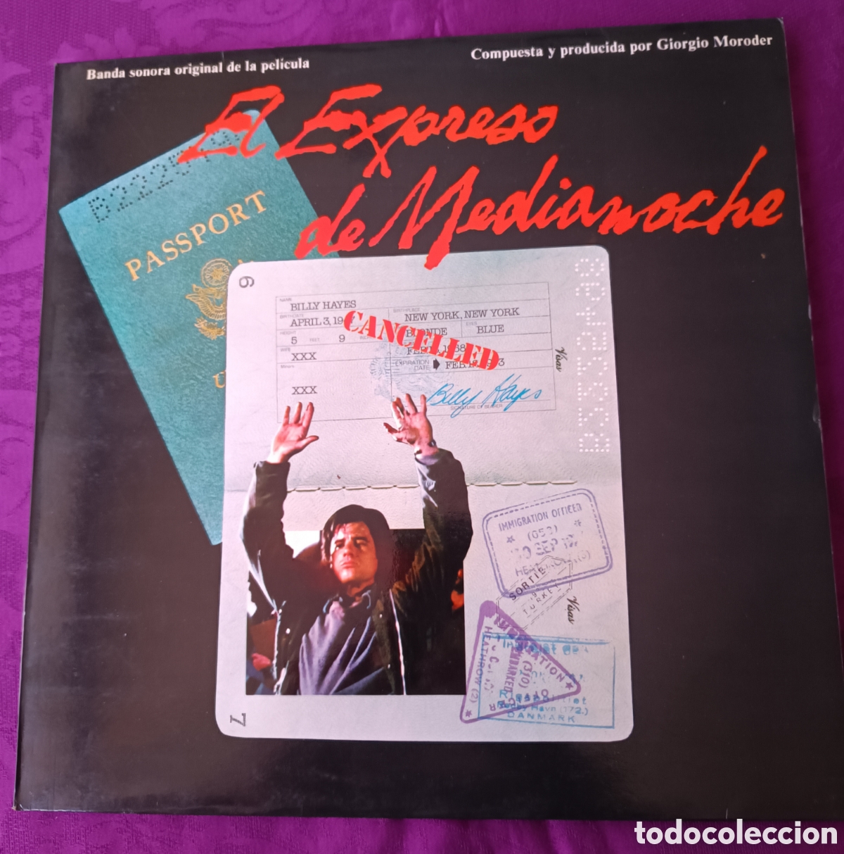 Vinyl records: EL EXPRESO DE MEDIANOCHE - BANDA SONORA
