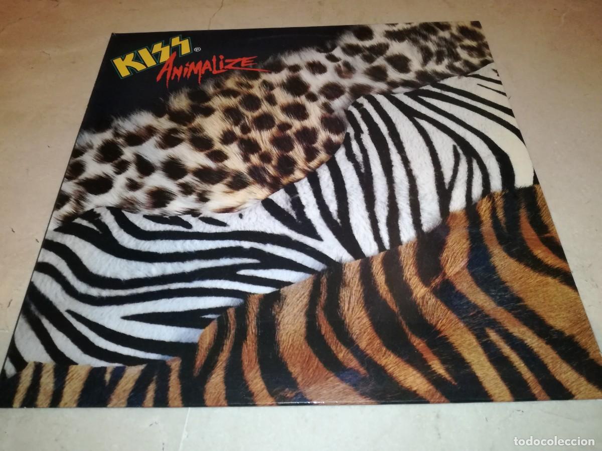 Discos de vinilo: KISS-ANIMALIZE-CONTIENE ENCARTE-ORIGINAL ESPA&Ntilde;OL 1984