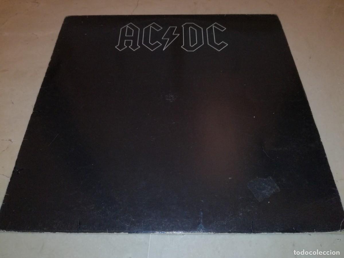 Discos de vinilo: AC/DC-BACK IN BLACK-CONTIENE ENCARTE-EDICI&Oacute;N ESPA&Ntilde;OLA-VINILO EN BUEN ESTADO