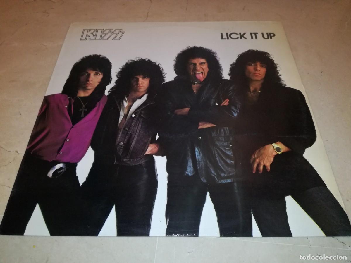 Discos de vinilo: KISS-LICK IT UP-CONTIENE ENCARTE-ORIGINAL ESPA&Ntilde;OL 1983