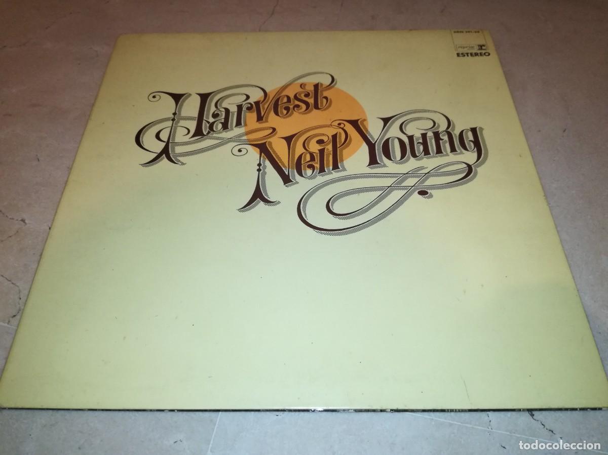 Discos de vinilo: NEIL YOUNG-HARVEST-GATEFOLD-CONTIENE ENCARTE-ORIGINAL ESPA&Ntilde;OL 1972