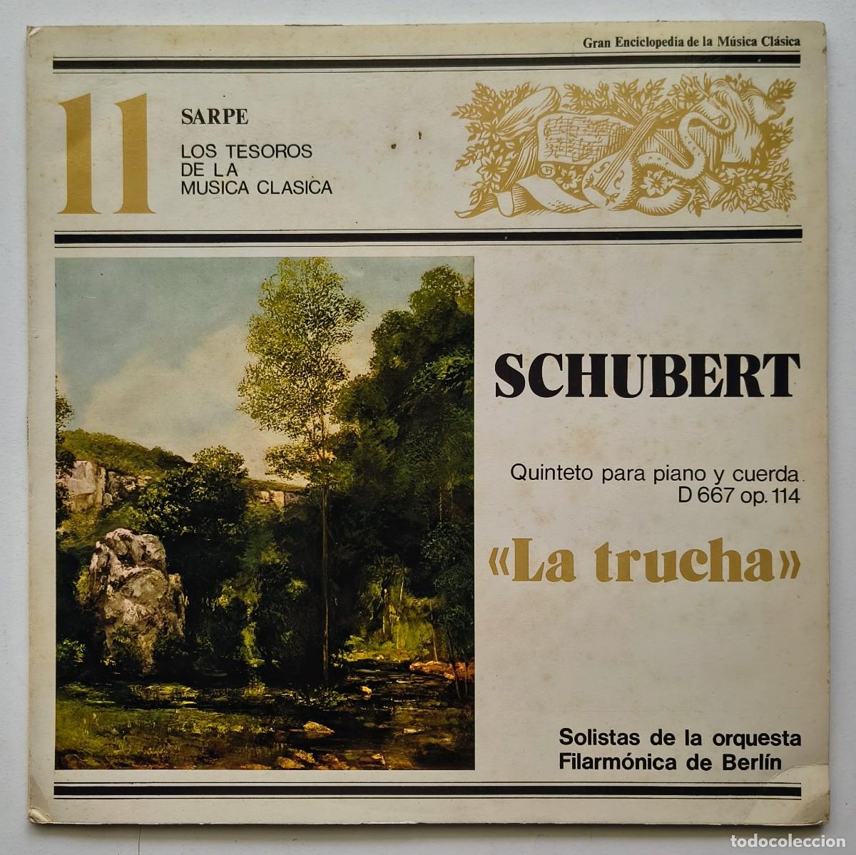 Discos de vinilo: Schubert - Los Tesoros de la musica clasica - 11